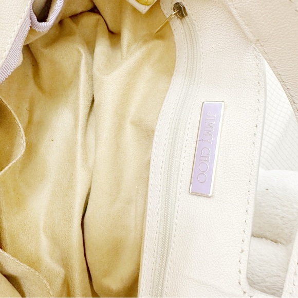 Authentic JIMMY CHOO CHAINLINK LEATHER THELMA BAG - Picture 11 of 12